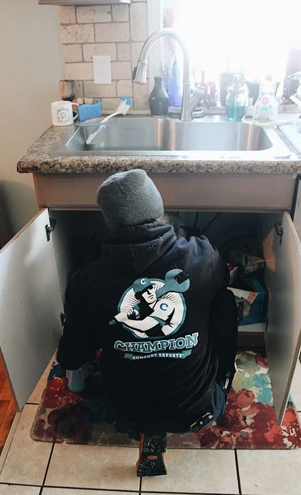 Affordable drain cleaning in Greenville, SC by Champion Comfort Experts