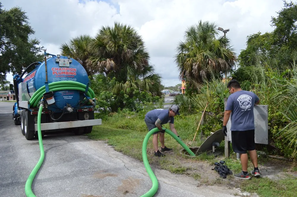Slide of Champion Plumbing Sewer and Drain