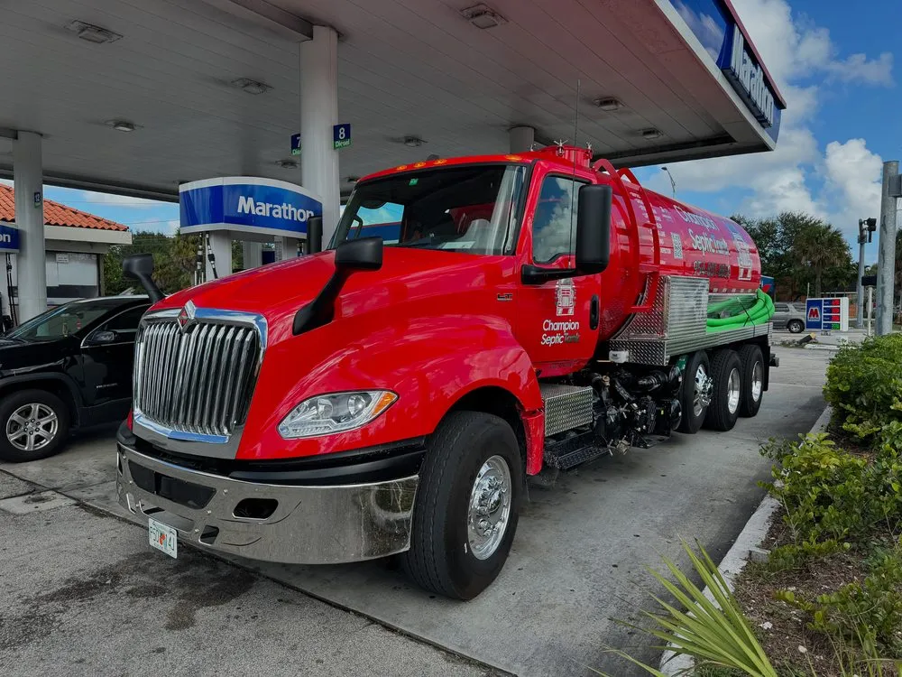 Slide of Champion Septic tank