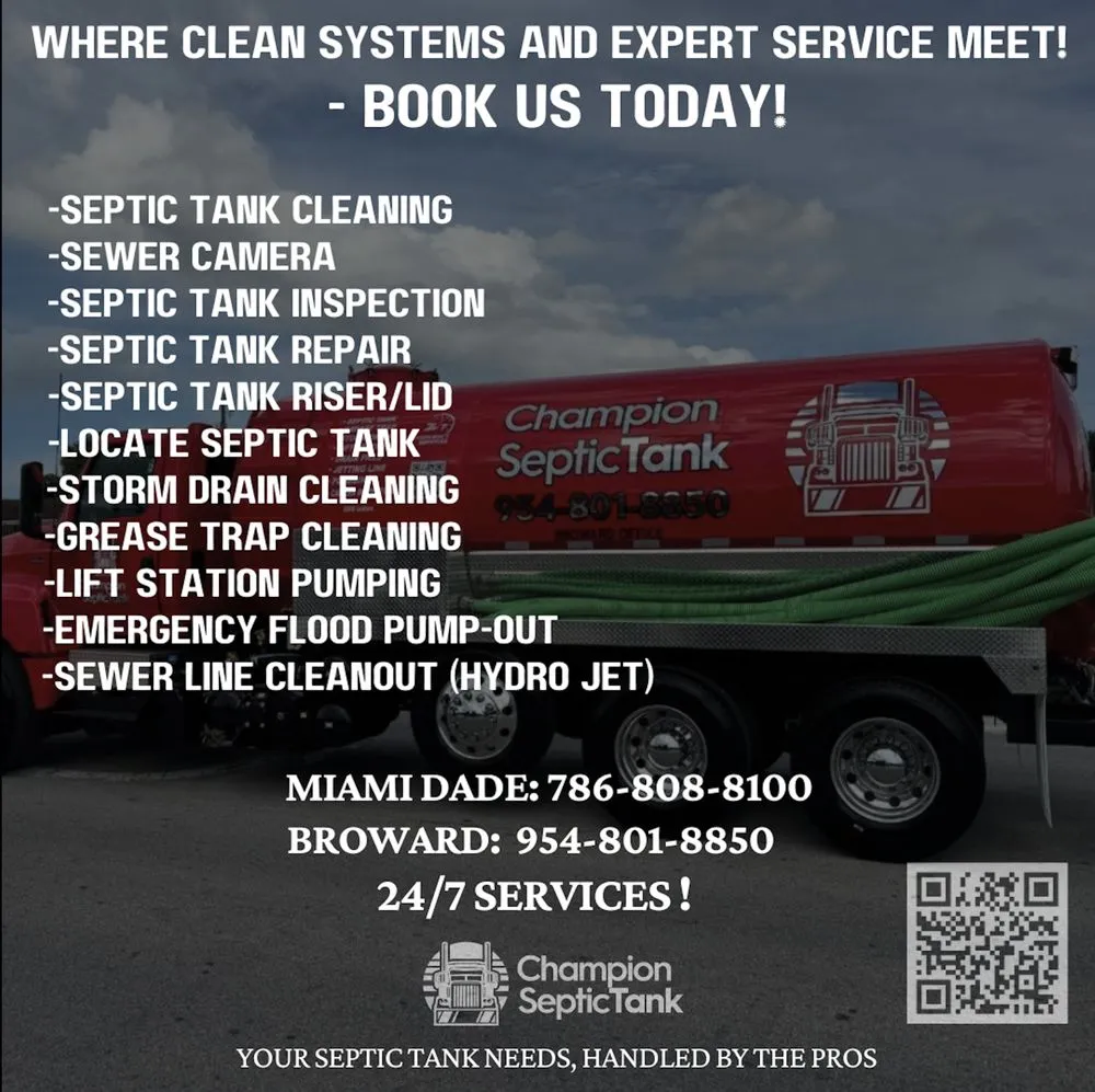 Slide of Champion Septic tank