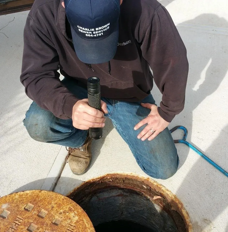 Slide of Charlie Brown Sewer & Drain Cleaning