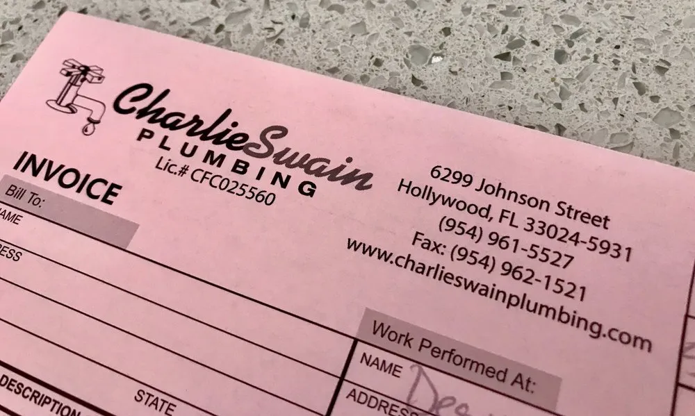 Slide of Charlie Swain Plumbing