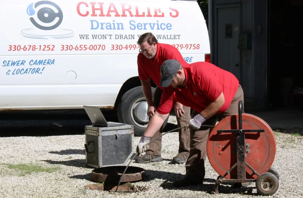 Slide of Charlie's Drain Service