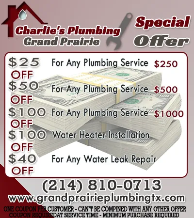 Slide of Charlie's Plumbing Grand Prairie