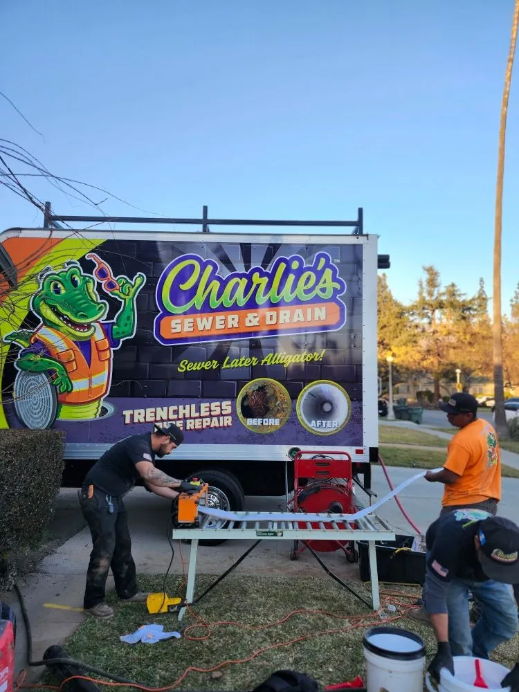Slide of Charlie's Sewer & Drain Rooter