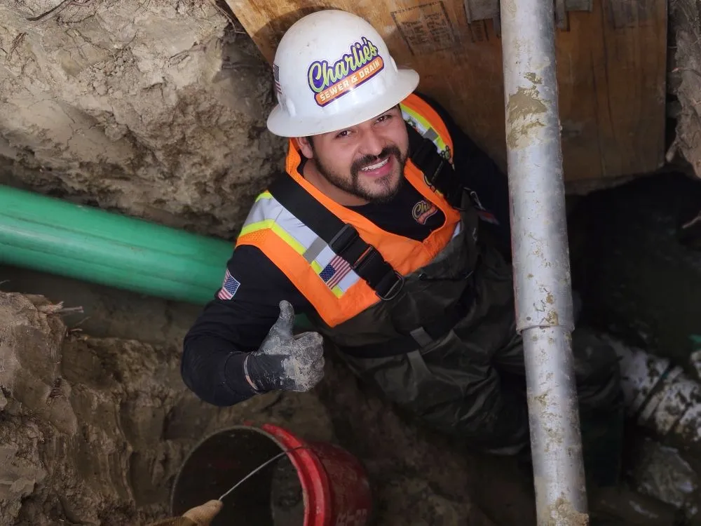 Slide of Charlie's Sewer & Drain Rooter