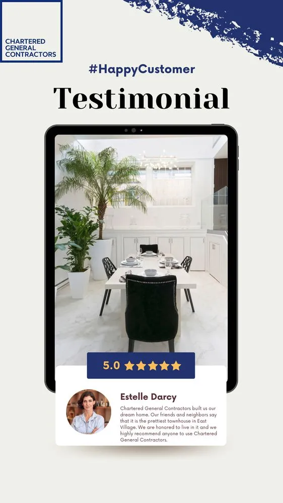 Slide of Chartered General Contractors