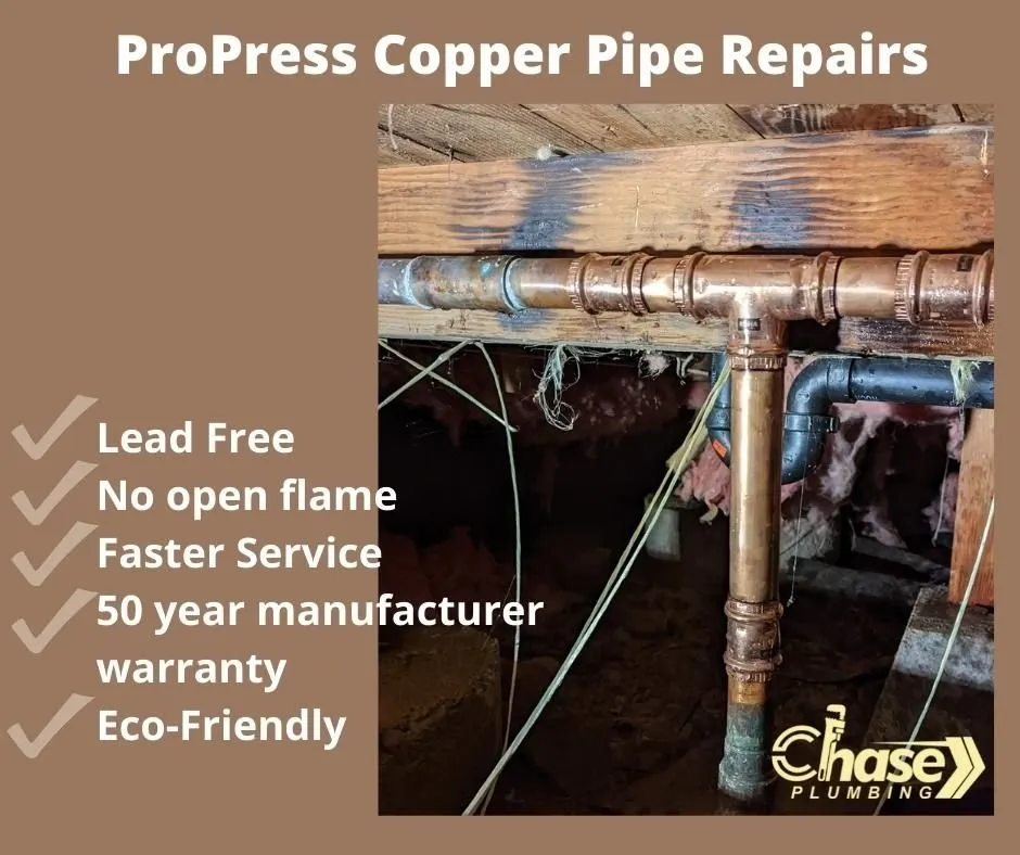 Quality pipe repair for homes in Philomath, OR by Chase Plumbing