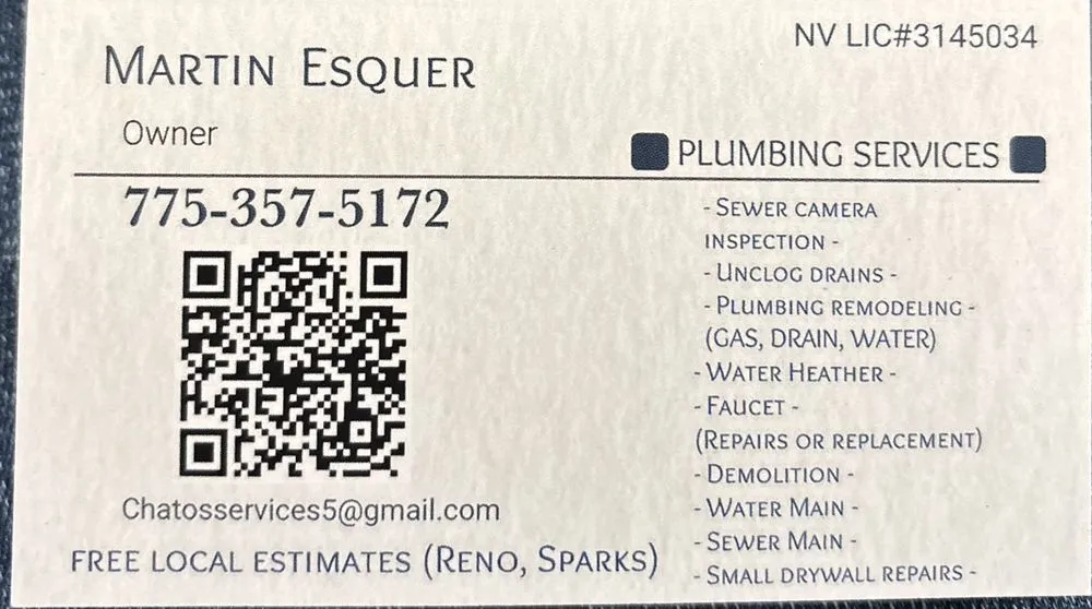 Slide of Chato's Services