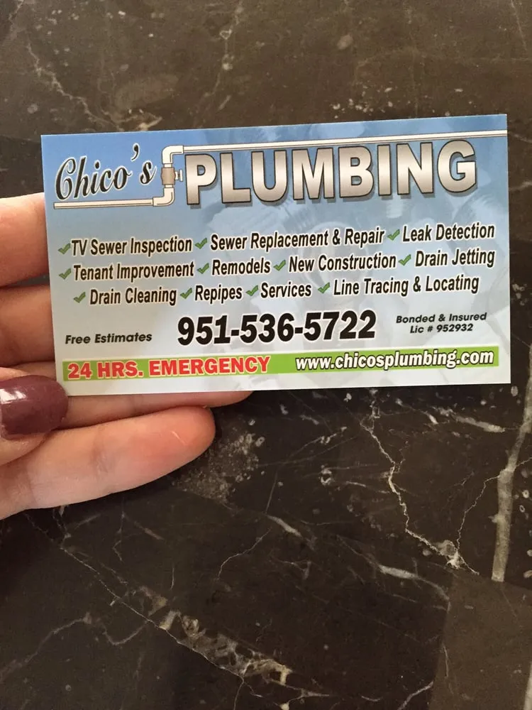 Slide of Chico's Plumbing