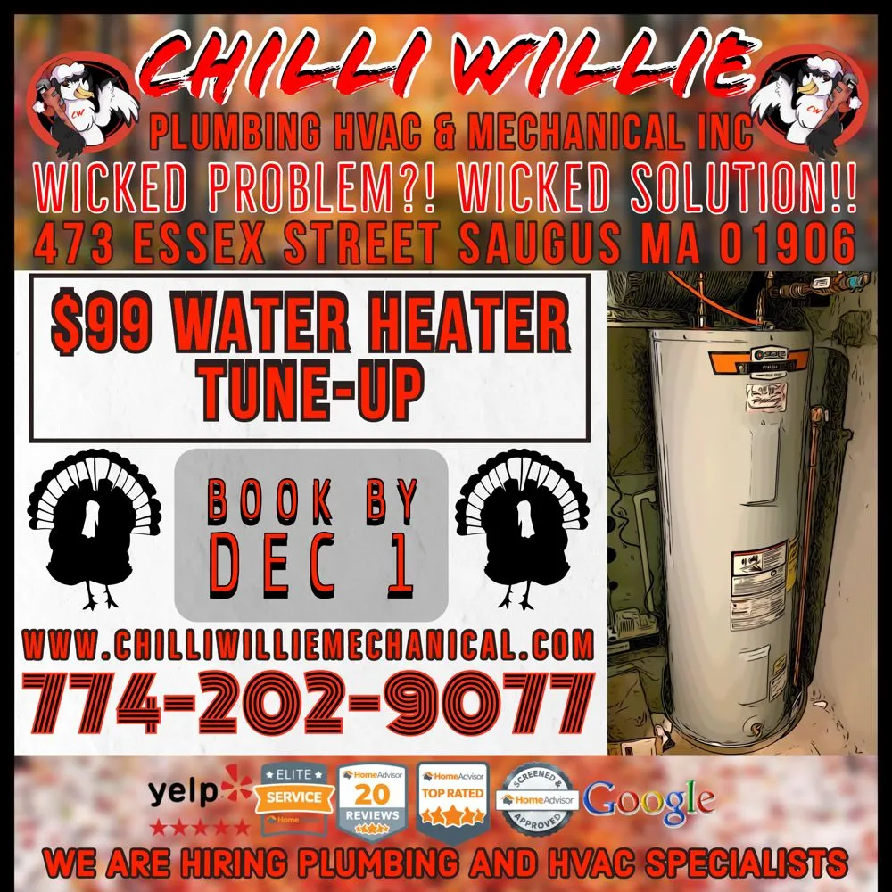 Emergency leak detection for homes in Saugus, MA by Chilli Willie Plumbing HVAC & Mechanical
