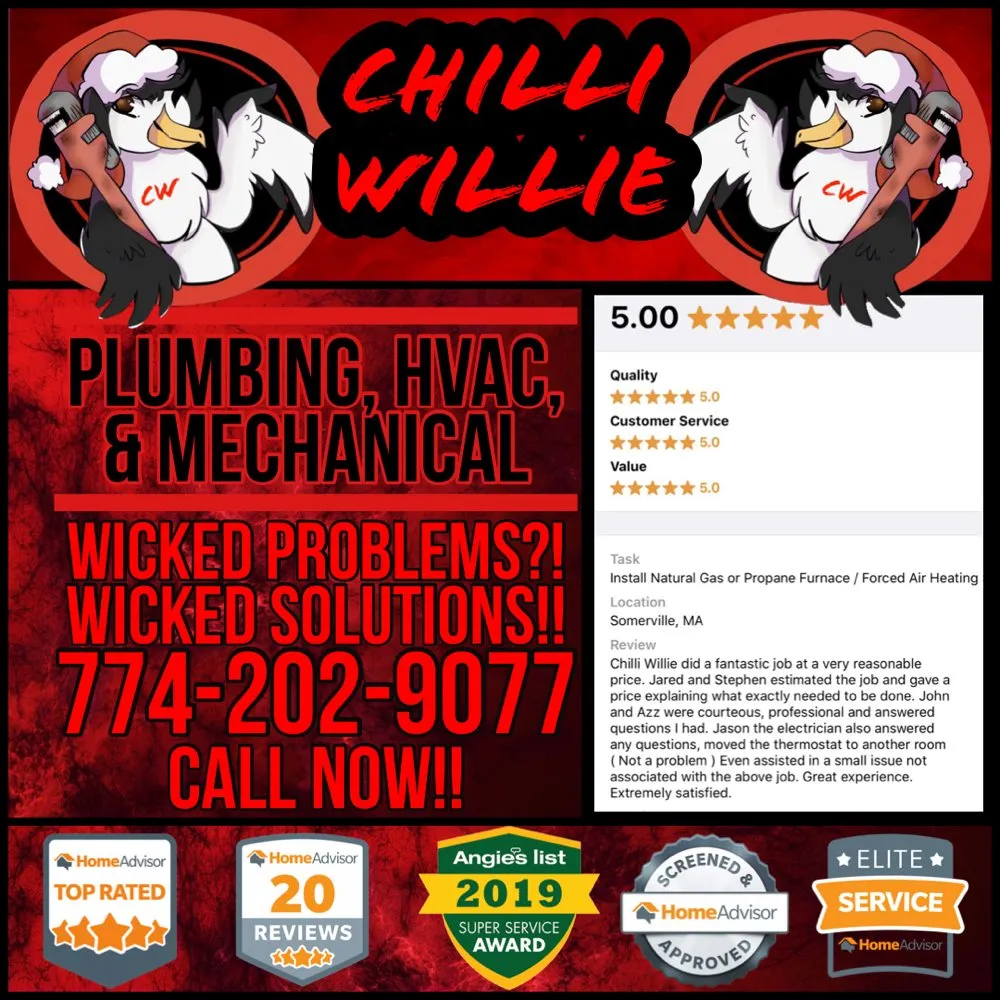 Expert drain cleaning for homes in Saugus, MA by Chilli Willie Plumbing HVAC & Mechanical