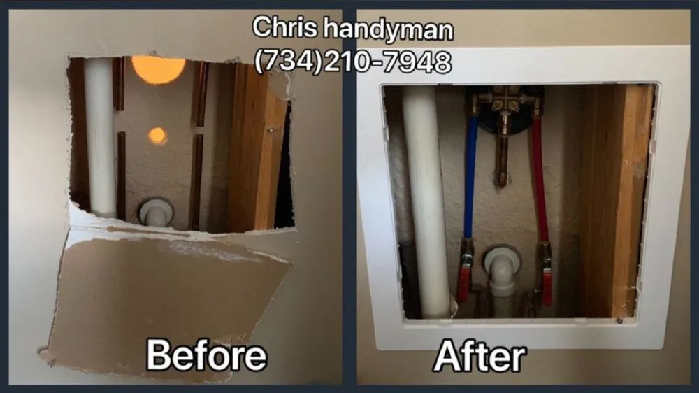 Slide of Chris Handyman, Plumber & Electrician