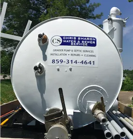 Slide of Chris Sharon Water & Sewer Service