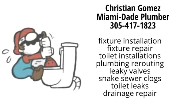 Christian Gomez Miami Dade Plumber Logo