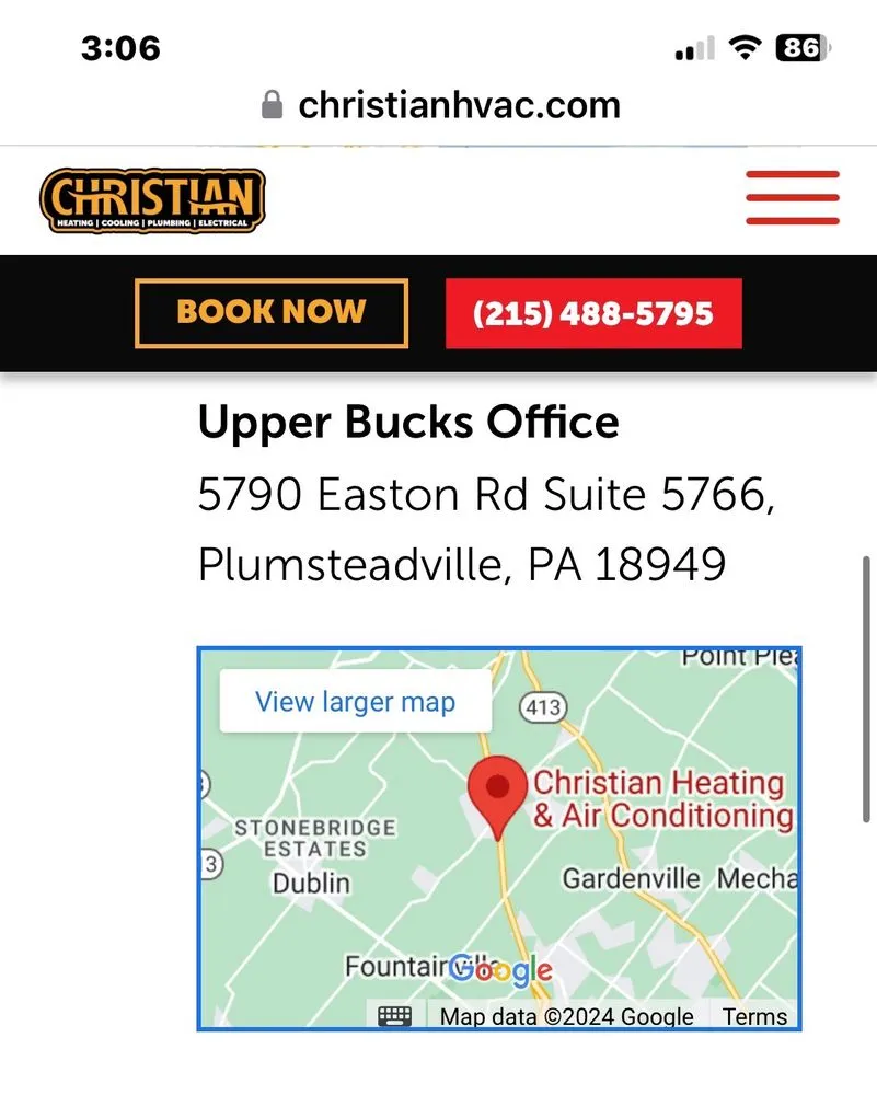 Slide of Christian Heating & Air Conditioning