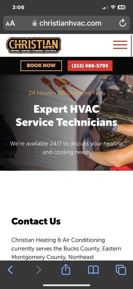 Expert leak detection experts serving Southampton, PA - Christian Heating & Air Conditioning