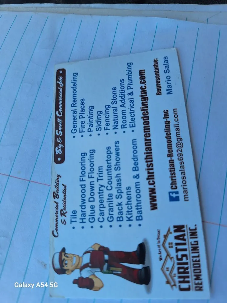 Slide of Christian Remodeling