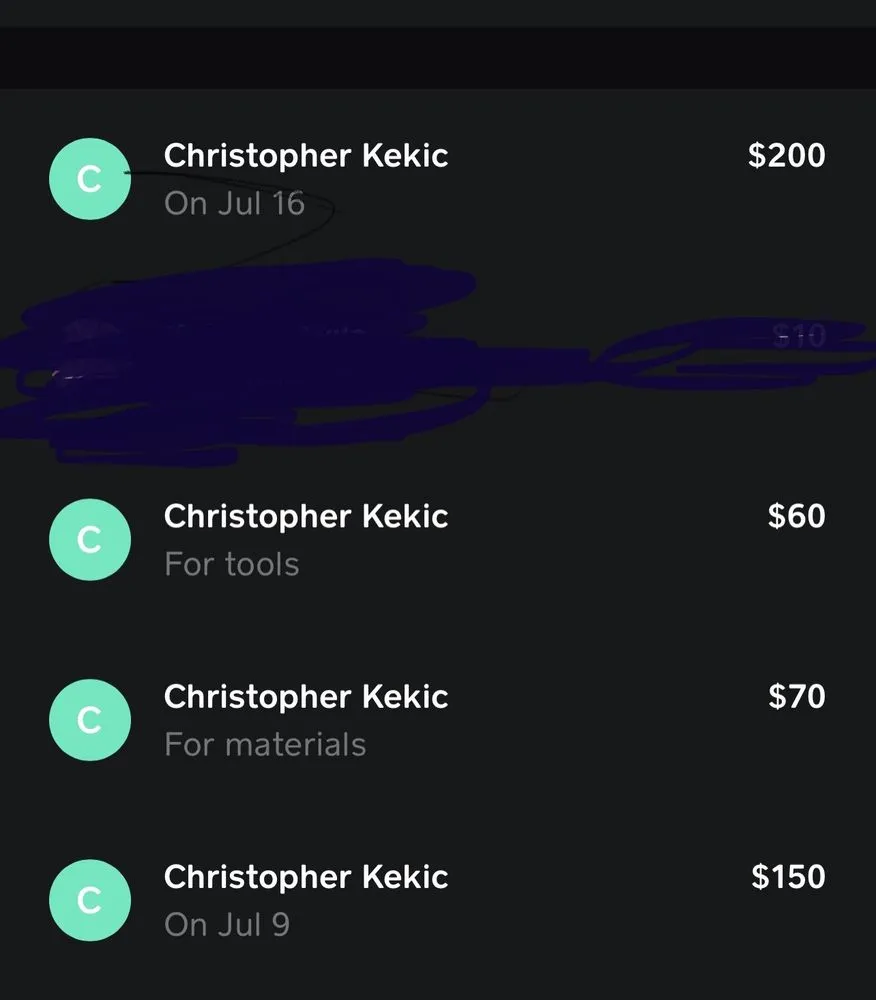 Slide of Christopher Kekic