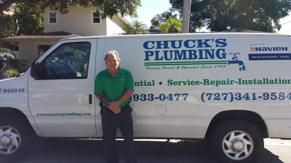 Slide of Chuck's Plumbing