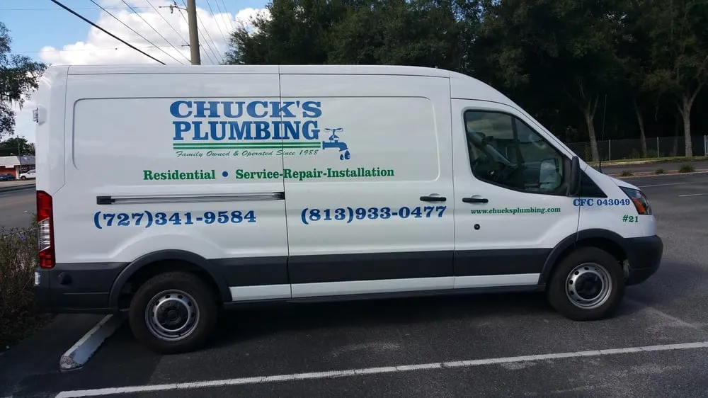 Slide of Chuck's Plumbing