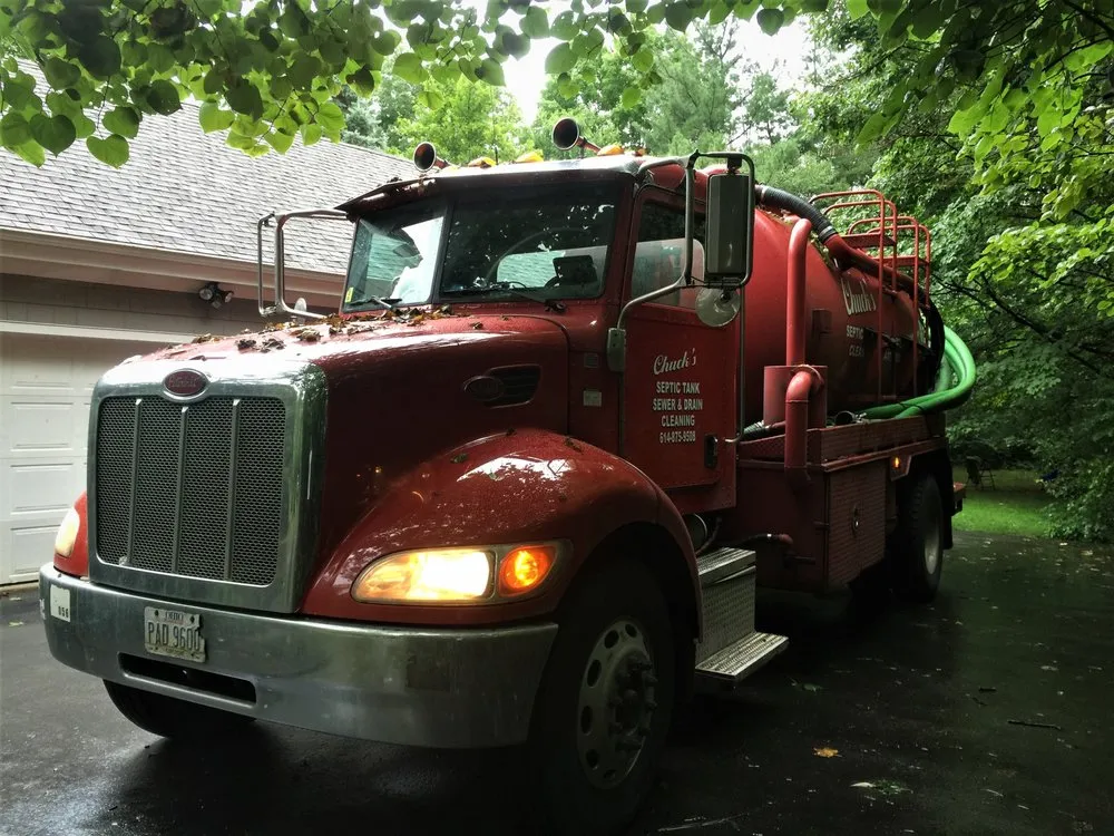Slide of Chuck's Septic Tank, Sewer & Drain Cleaning