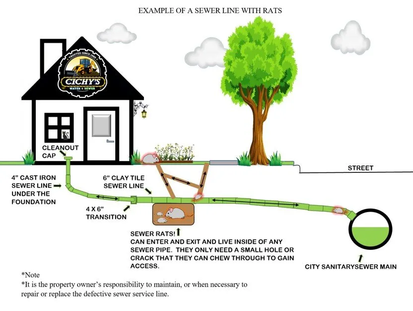 Slide of Cichy's Water & Sewer