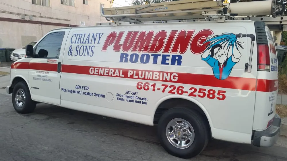 Slide of Ciriany and Sons Plumbing