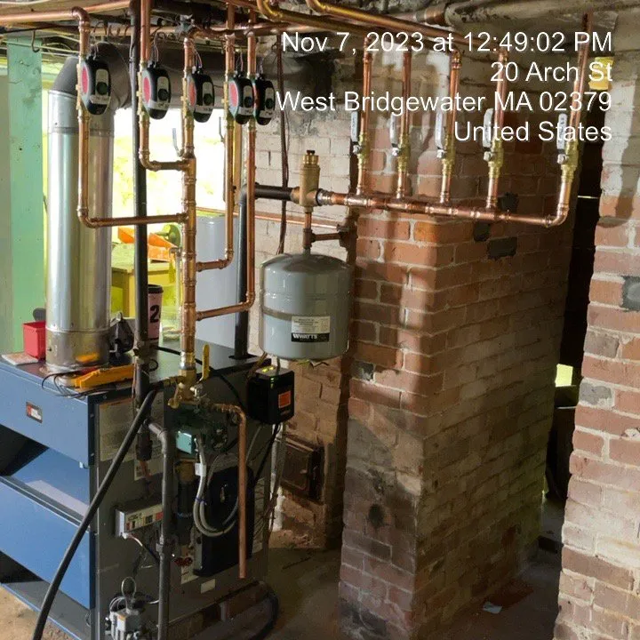 Slide of city plumbing