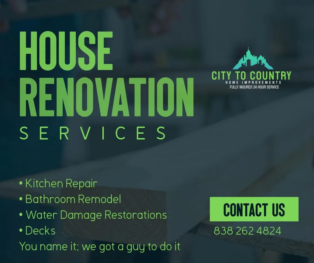 Slide of City to Country Home Improvements