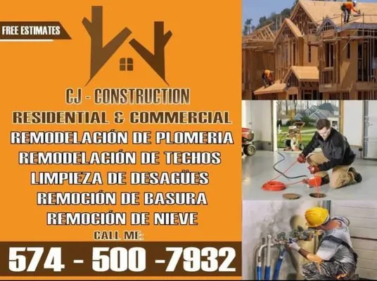 CJ construction Logo