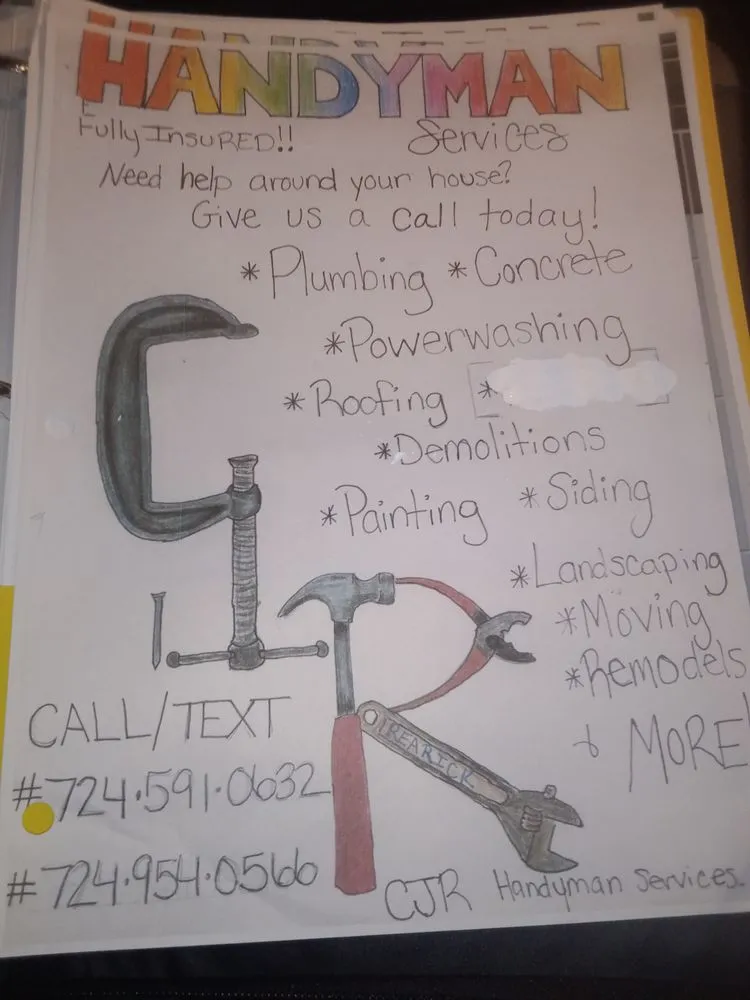 Slide of CJR Handyman Services