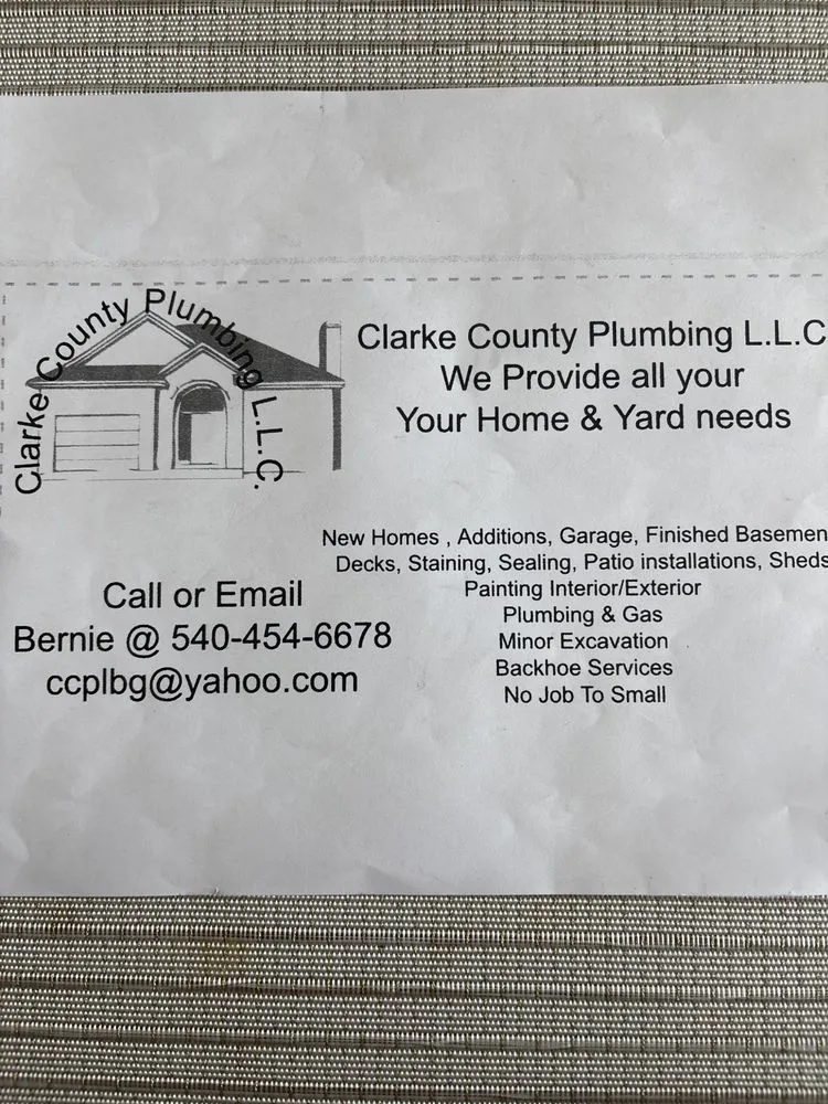 Slide of Clarke County Plumbing
