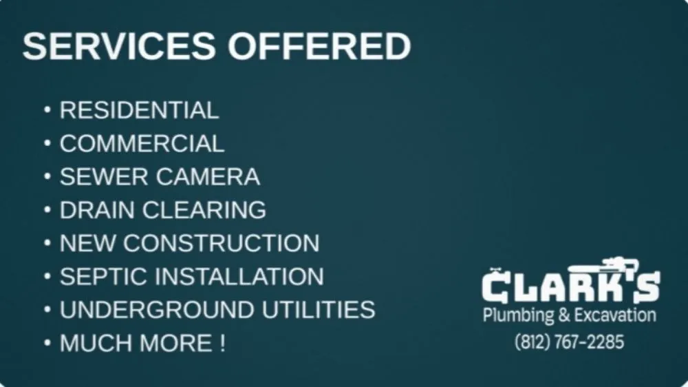 Slide of Clarks Plumbing & Excavation