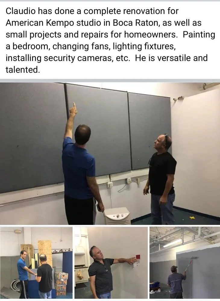 Slide of Claudio's Handyman Services