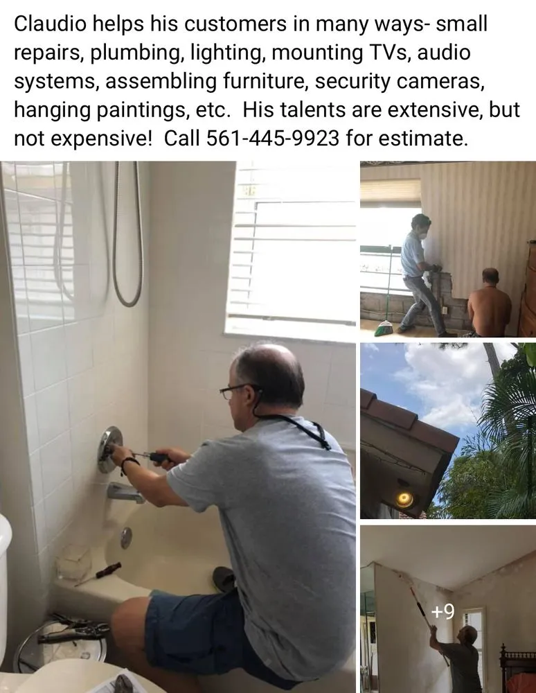 Slide of Claudio's Handyman Services