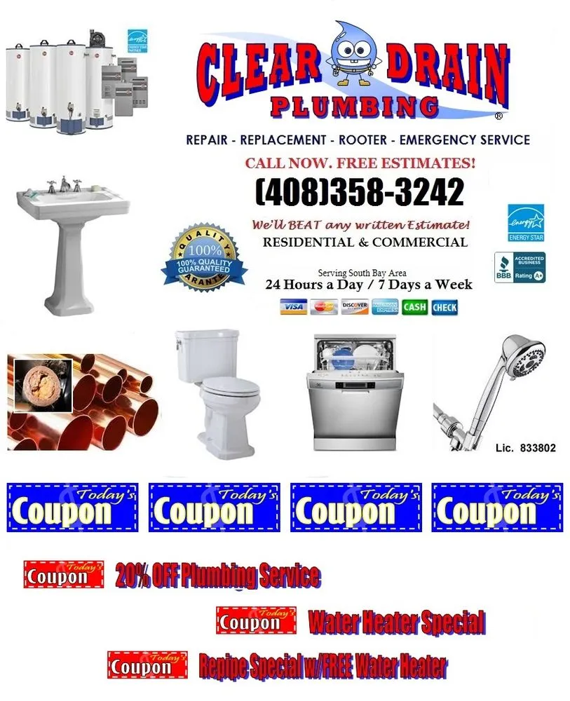 Slide of Clear Drain Plumbing