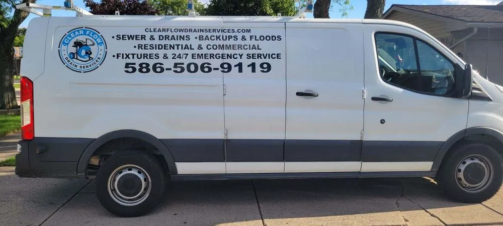 Slide of Clear Flow Drain Cleaning