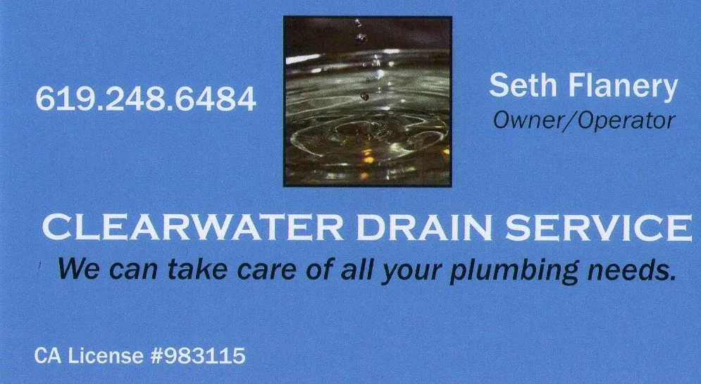 Slide of Clearwater Drain Service