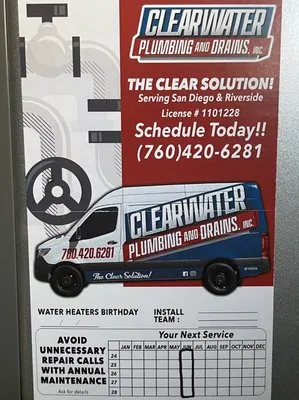 Clearwater Plumbing and Drains Logo