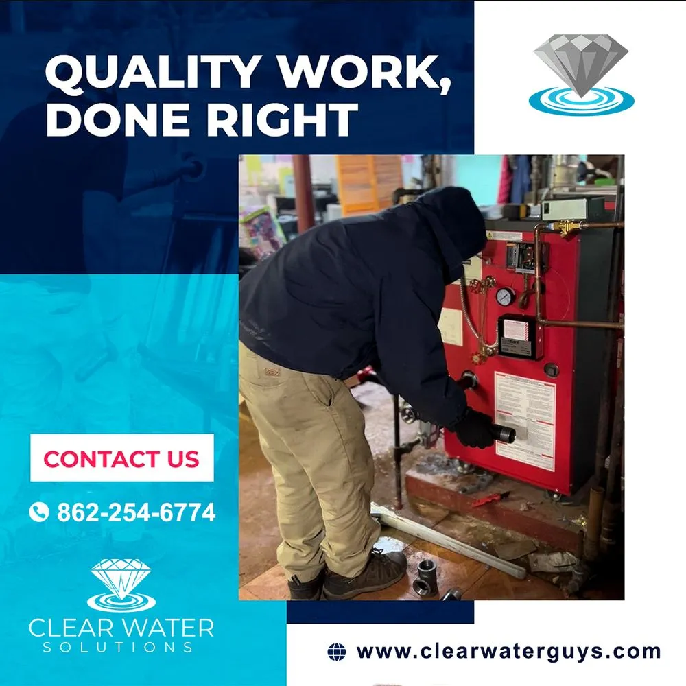 Slide of ClearWater Solutions: Plumbing and HVAC