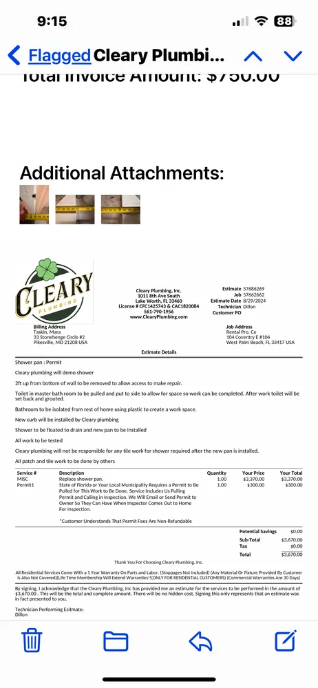 Slide of Cleary Plumbing & Air