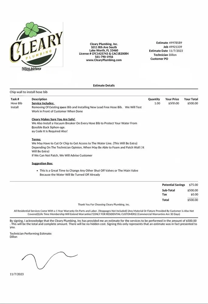 Top-rated leak detection experts serving Lake Worth, FL - Cleary Plumbing & Air