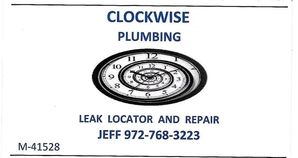 Slide of Clockwise Plumbing