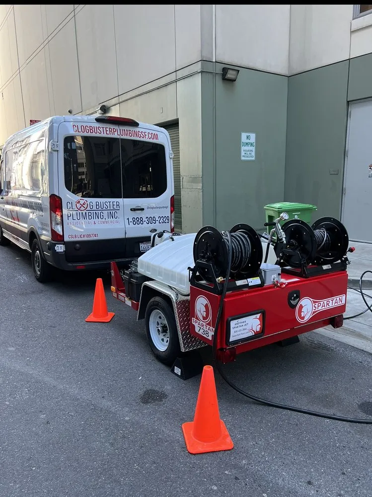 Slide of Clog Buster Plumbing