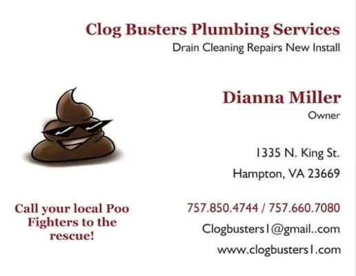 Clog Busters Logo