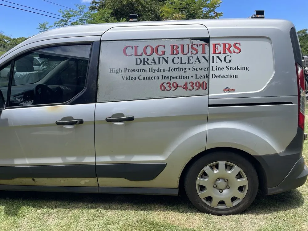 Slide of Clog Busters Kauai