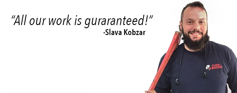 Slide of Clog Busterz Plumbing