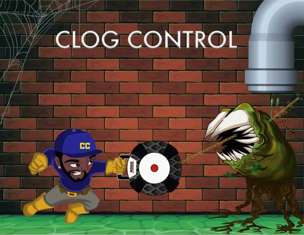 Slide of Clog Control Plumbing