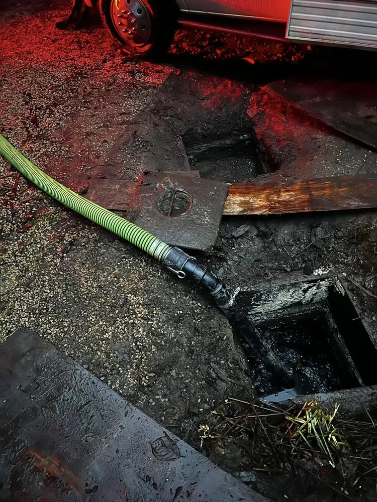 Slide of Clog Monsters Septic Puming